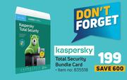 Kaspersky Total Security Bundle Card