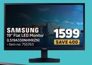 Samsung 19" Flat LED Monitor LS19A330NHMXZN