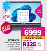 Asus 15.6" (39cm) Intel Core i3 Laptop