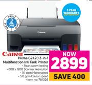 Canon Pixma G2420 3 In 1 Multifunction Ink Tank Printer