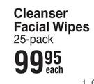 Neutrogena Hydro Boost Cleanser Facial Wipes-25's Pack