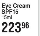 Eucerin Eye Cream SPF15-15ml