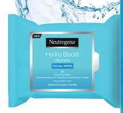 Neutrogena Hydro Boost Cleanser Facial Wipes-25's Pack