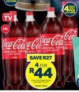 Coca Cola Original Taste Less Sugar-For 4 x 1.5L