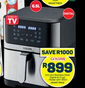 Goldair 6.5L Stainless Steel Digital Air Fryer GAF-6501