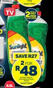 Sunlight Regular Dishwashing Liquid-For 2 x 750ml