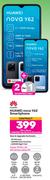 2 x Huawei Nova Y62 Smartphone-On 1.2GB Red Top Up Core More Data + On Promo 75