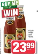 All Gold Tomato Sauce-700ml Each