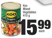 Koo Mixed Vegetables-410g Each