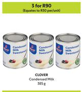 Clover Condensed Milk-For 3 x 385g