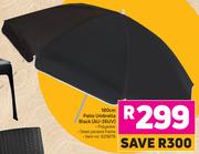 180cm Patio Umbrella Black (AU-36UV)