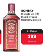 Bombay Bramble Gin With Blackberry & Raspberry Infusion-750ml