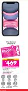 Apple Pre Owned iPhone 11-On 1.3GB Red Top Up Core More Data
