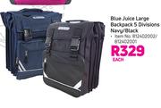 Blue Juice Large Backpack Divisions (Navy/Black)-Each