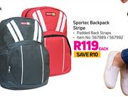 Sportec Backpack (Stripe)-Each