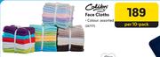 Calibri Face Cloths-Per 10 Pack
