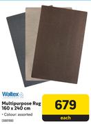 Waltex Multipurpose Rug 160 x 240cm-Each