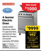 Goldair 4 Burner Electric Oven GGHE-600S