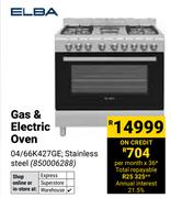 Elba Gas & Electric Oven 04/66K427GE