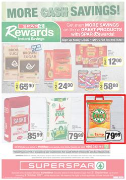 SPAR EASTERN CAPE (21 September - 3 October 2021) Valid in Acres, Algoa Park, Aliwal North, Aspen, Burgersdorp. Cambridge, Camdeboo, Cradock, Crossways, Dagbreek, Fig tree, Fleet, Linton, page 8