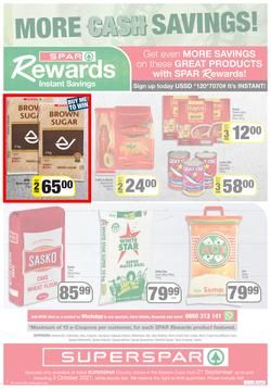 SPAR EASTERN CAPE (21 September - 3 October 2021) Valid in Acres, Algoa Park, Aliwal North, Aspen, Burgersdorp. Cambridge, Camdeboo, Cradock, Crossways, Dagbreek, Fig tree, Fleet, Linton, page 8