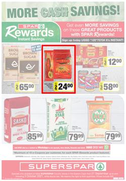 SPAR EASTERN CAPE (21 September - 3 October 2021) Valid in Acres, Algoa Park, Aliwal North, Aspen, Burgersdorp. Cambridge, Camdeboo, Cradock, Crossways, Dagbreek, Fig tree, Fleet, Linton, page 8