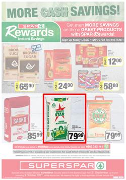 SPAR EASTERN CAPE (21 September - 3 October 2021) Valid in Acres, Algoa Park, Aliwal North, Aspen, Burgersdorp. Cambridge, Camdeboo, Cradock, Crossways, Dagbreek, Fig tree, Fleet, Linton, page 8