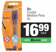 Bic Crystal Medium Pens-2s
