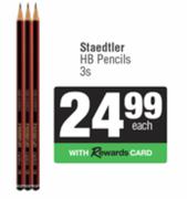 Staedtler HB Pencils-3s