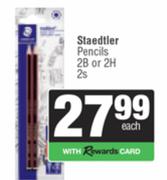 Staedtler Pencils 2B Or 2H-2s