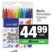 Marlin Retractable Crayons-12s