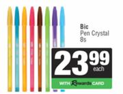 Bic Pen Crystal-8s