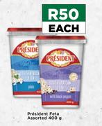 President Feta Assorted-400g Each
