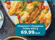 Chapman's Pangasius Fillets-800g Each