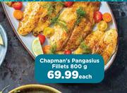 Chapman's Pangasius Fillets-800g Each