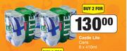 Castle Lite Cans-For 2 x 6 x 410ml