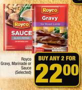 Royco Gravy, Marinade Or Sauce (Selected)-For 2