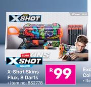 Zuru X-Shot Skins Flux, 8 Darts