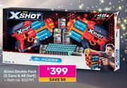 Zuru X-Shot Xcees Double Pack 5 Cans & 48 Dart