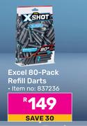 Zuru X-Shot Excel 80 Pack Refill Darts