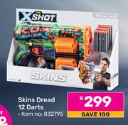 Zuru X-Shot Skins Dread 12 Darts