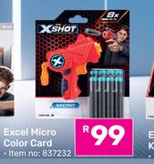 Zuru X-Shot Excel Micro Color Card