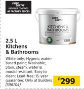 Fired Earth Kitchens & Bathrooms-2.5Ltr