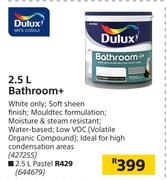 Dulux Bathroom+-2.5Ltr