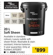 Fired Earth Soft Sheen-20Ltr