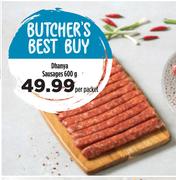 Dhanya Sausages-600g Per Packet