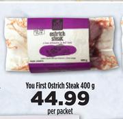 Your First Ostrich Steak-400g Per Packet