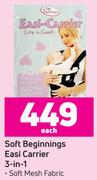 Soft Beginnings Easi Carrier 3-In-1