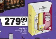 Stretton's London Dry Gin Gift Pack-750ml Per Pack