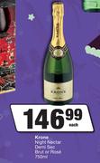 Krone Night Nectar Demi Sec Brut Or Rose-750ml Each